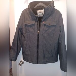 Levi's Gray Hooded Jacket